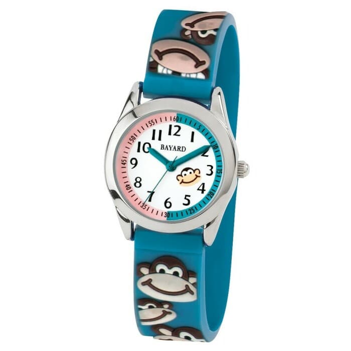 Montre bleue pour enfant singes Bayard Bons plans : Nouveauté